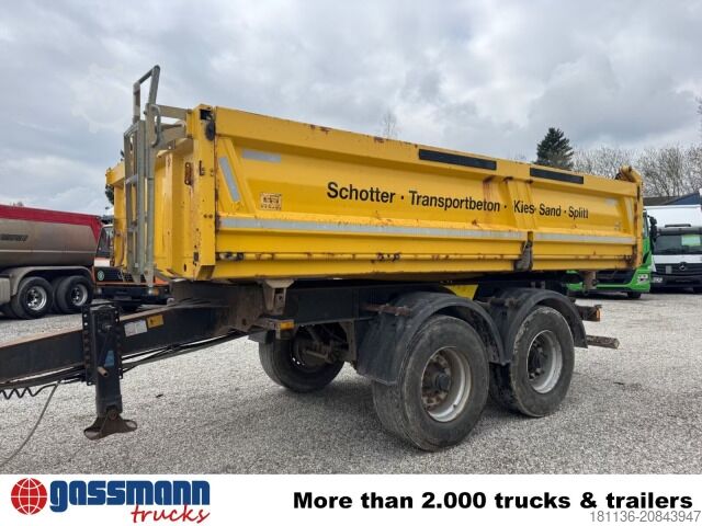 Three-way tipper trailer Meiller MZDA 18/23 B, Bordmatik, Stahlbordwände, ca.