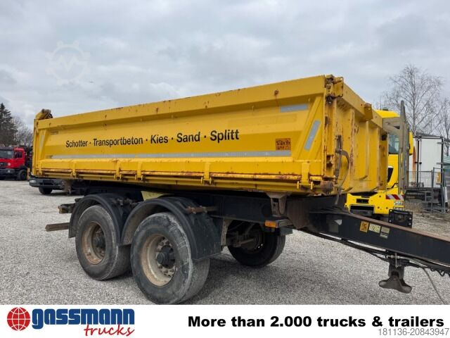 Three-way tipper trailer Meiller MZDA 18/23 B, Bordmatik, Stahlbordwände, ca.