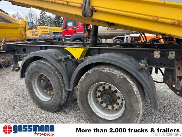 Three-way tipper trailer Meiller MZDA 18/23 B, Bordmatik, Stahlbordwände, ca.