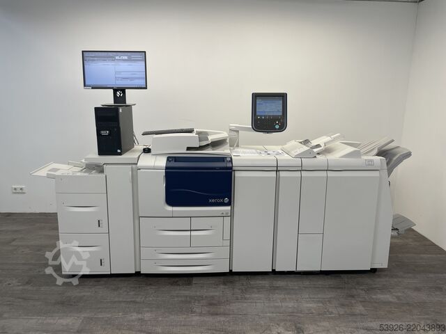 Máquina de impresión digital Xerox D136, incl. FreeFlow Server, paper deck, booklet-finisher