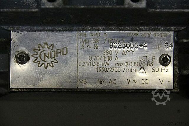 Motor cu transmisie 0,21 / 0,28 kW 26/52 rpm Nord SK12-71 S/4-2