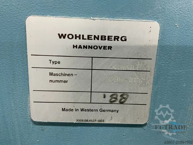 Driemessen-automaat / Drie-messen-snijder Wohlenberg 44 FM 50