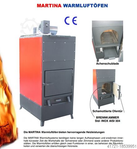 Hete lucht oven Compactsystem MARTINA 30-15