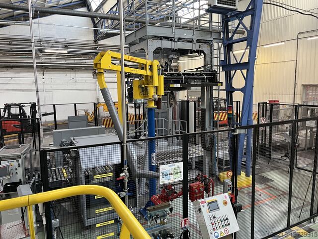 Ocme Pegasus F450 palletiseermachine en wikkelaar (2014) Ocme Palettierer & Wickler