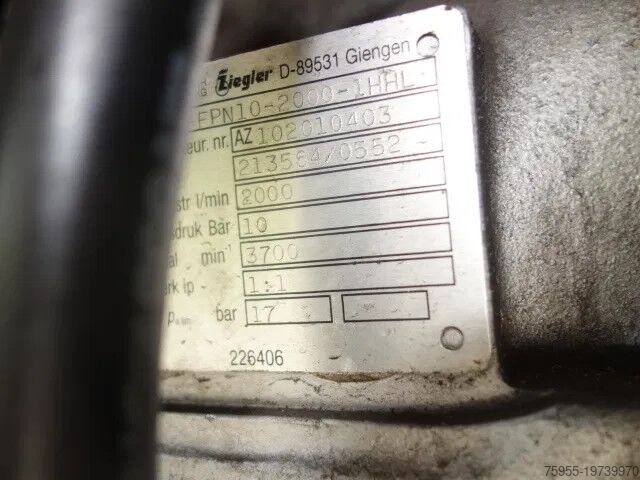 Brandweerwagen Mercedes-Benz Atego 1326 ziegler pump