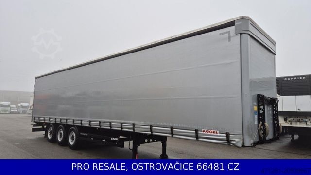 Brandalı açık yarı römork KÖGEL SN 24 CARGO + LIFTACHSE