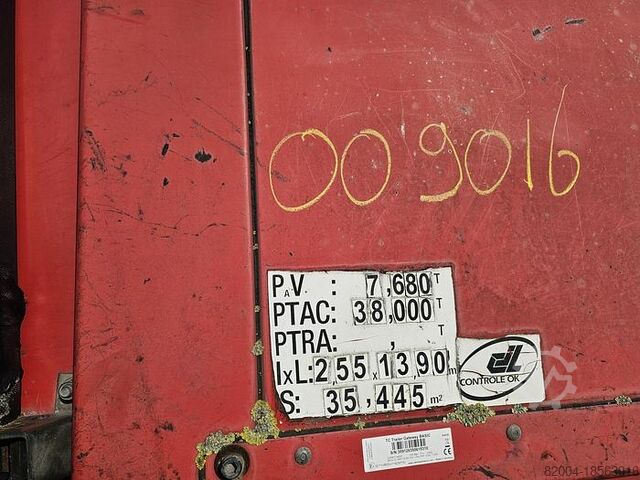 2005 LECITRAILER 3-ASSIGE GORDIJNEN | BPW DISC. LECITRAILER 3 AXLE CURTAINS | BPW DISC.