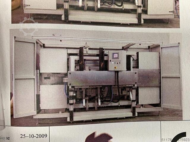 Elementslipmaskin/hyvel, elektronisk, med automatisk in- och utmatning, fabrikat Promac Promac BIPLANE 1200