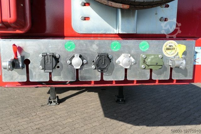 Dieplader oplegger GVN 4, Radmulden, Ausziehbar, Hydr. Rampen