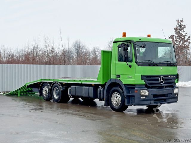 Biltransport lastbil MERCEDES-BENZ ACTROS 2532 * Pritsche 7,70 m * 6x2