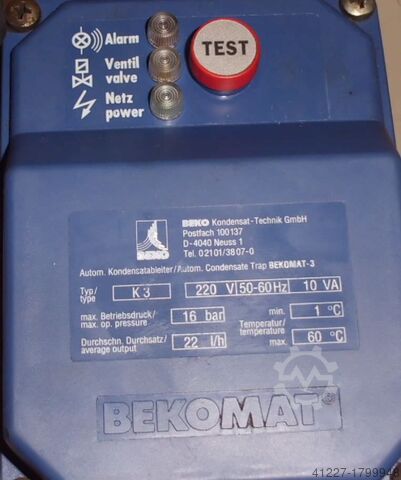Condensaatafvoer Bekomat K3
