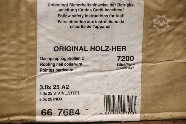 Takspik Spikrullar Rostfritt Stål 1 Box Holz-Her 3,0x25 A2