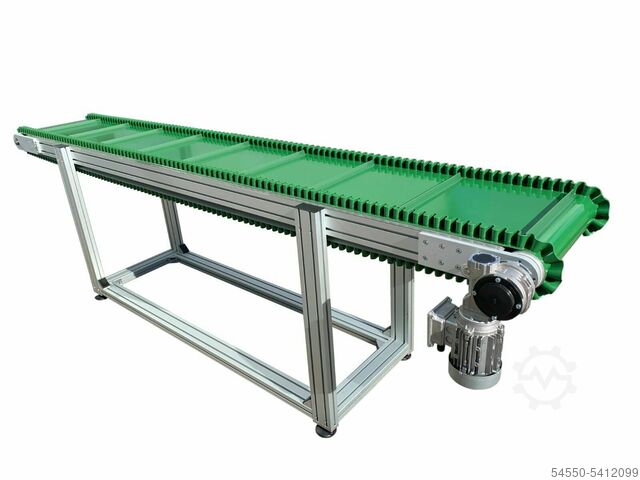 Flat conveyor belt conveyor belt undulat die magnetprofis GmbH & Co. KG 3000x500+W+U