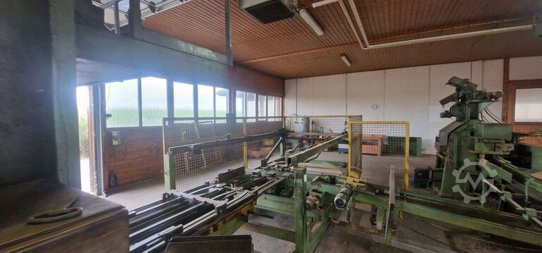 Palettenherstellungsmaschine WEIMER Palettenproduktionsanlage