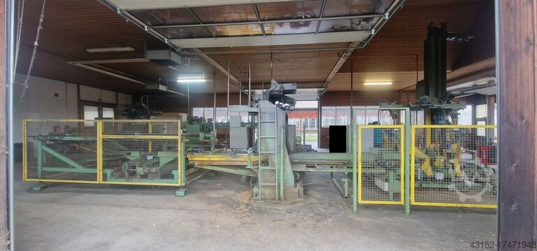 Palettenherstellungsmaschine WEIMER Palettenproduktionsanlage