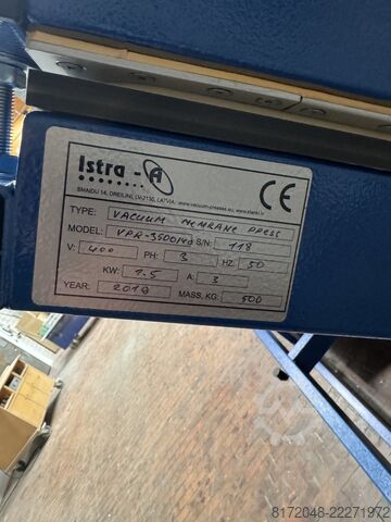 Prensa de membrana a vácuo Istra-AmSIA Vacuum Press VPR-3500