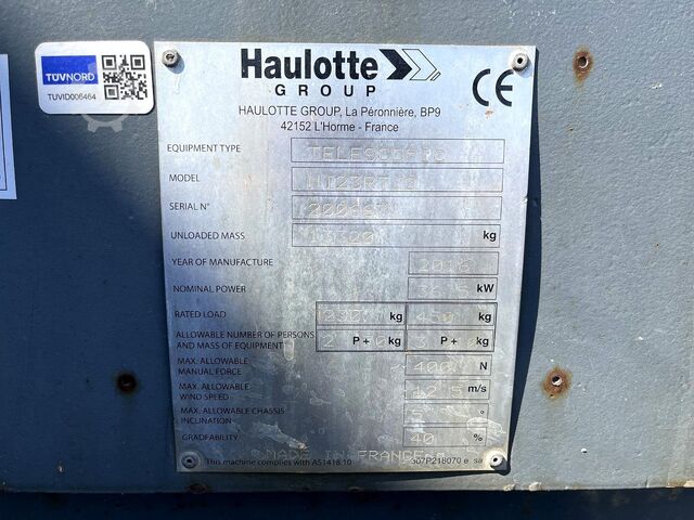 Espaço reservado Haulotte HT23RTJ0