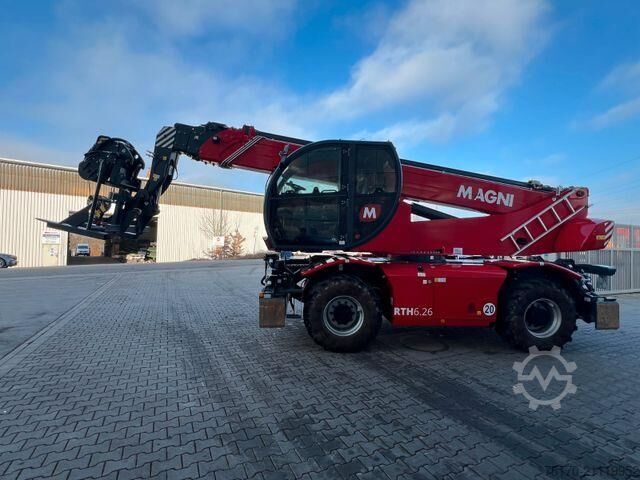 ładowarka teleskopowa Magni RTH 6.26 / nur 849h ! / Gabel / 5 t Winde