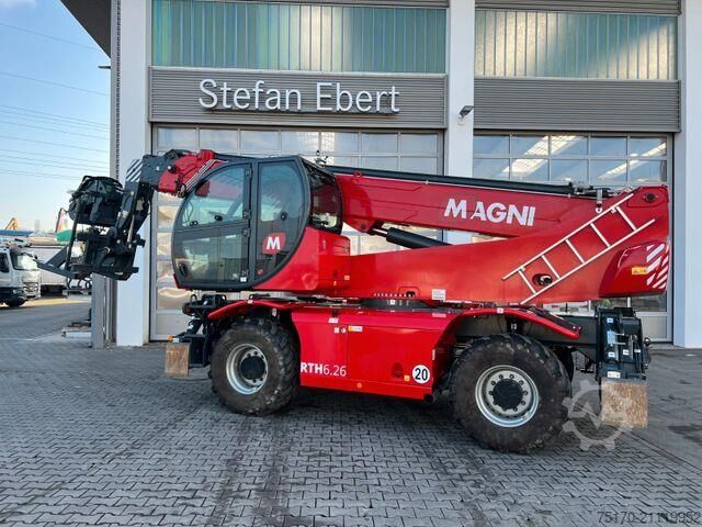 ładowarka teleskopowa Magni RTH 6.26 / nur 849h ! / Gabel / 5 t Winde