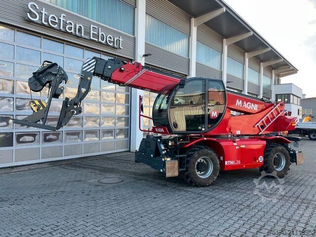 ładowarka teleskopowa Magni RTH 6.26 / nur 849h ! / Gabel / 5 t Winde