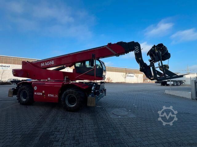 τηλεσκοπικός φορτωτής Magni RTH 6.26 / nur 849h ! / Gabel / 5 t Winde