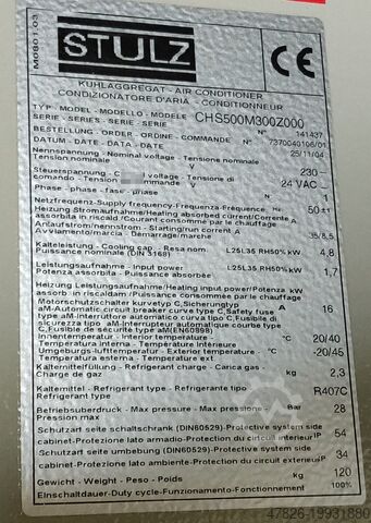 Kühleinheit Stulz CHS 500M300 Z000 4.8kW Plug and Play