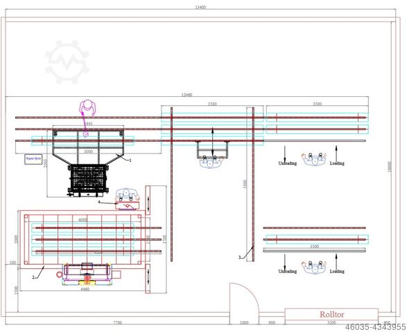 Pulverbeschichtungsanlage Handelsagentur Klaus Benecke Bauteile bis 4 Meter, Hybridofen möglich