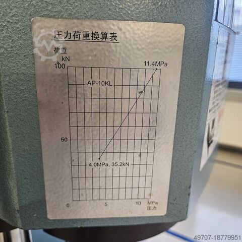 ATSUGI 10 tonluk hidrolik pres Atsugi AP-10-KL 10ton