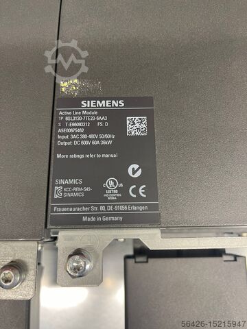 Control system Siemens 1P 6SL3130-7TE23-6AA3