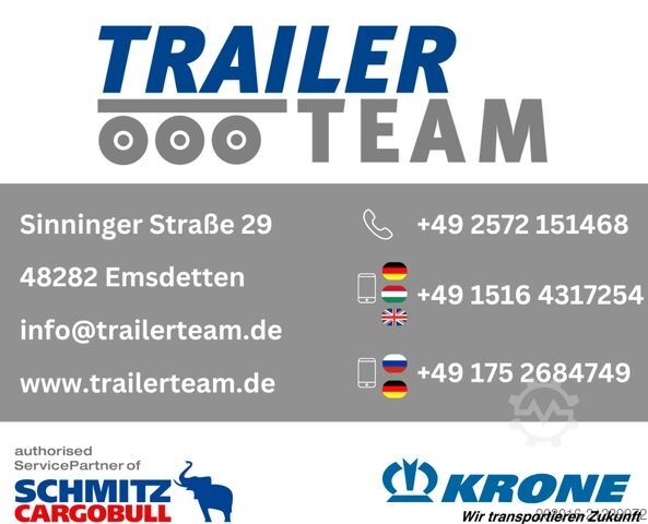 Reefer semitrailer SCHMITZ CARGOBULL Cool Doppelstock Achslift Palettenkasten ATP