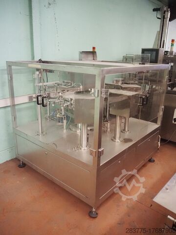 Rotációs előregyártott tasaktöltő és lezáró berendezés Kedi GD8-200