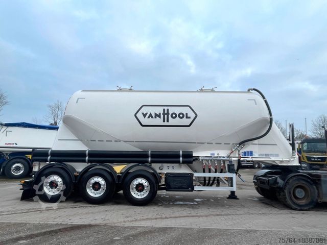 Silo oplegger VAN HOOL 35m³ Zementsilo liegend/Alufelg./Miete ab 1300 ¤