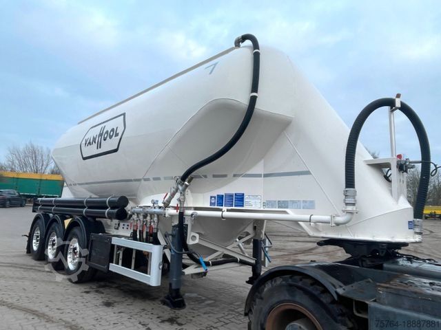 Silo oplegger VAN HOOL 35m³ Zementsilo liegend/Alufelg./Miete ab 1300 ¤