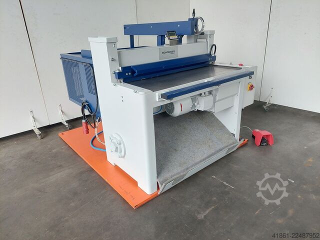 Gemotoriseerde guillotinescharen SCHRÖDER MHSU 1000-2,5