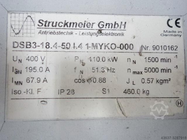 Frequentie gestuurde aandrijfmotor Struckmeier DSB3-18.44-50I.4 1-MYKO-000