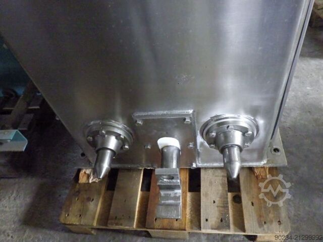 Használt rozsdamentes acél Grieser VPL 350 típusú planetáris keverő keverőedényekkel. GRIESER VPL 350