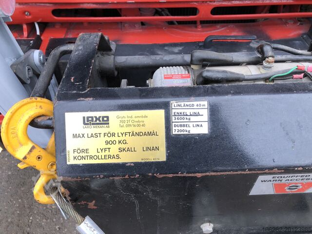 Truck chassis Mercedes-Benz 1622 SK 4x4 4WD Seilwinde Steel/Steel