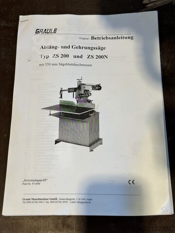 Kap- och gersåg Graule ZS 200 N - Alu Abläng- & Gehrungssäge