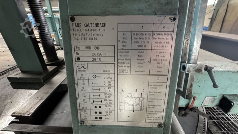 Kaltkreissäge Kaltenbach HDM 1300