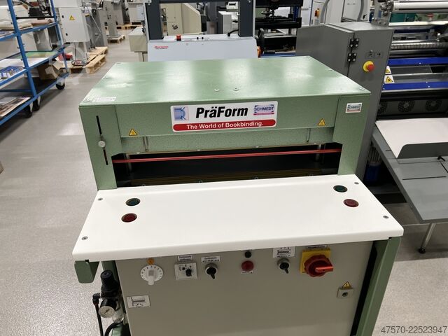 Buchbindereimaschine Schmedt PraForm HHS 2100 book press with joint forming
