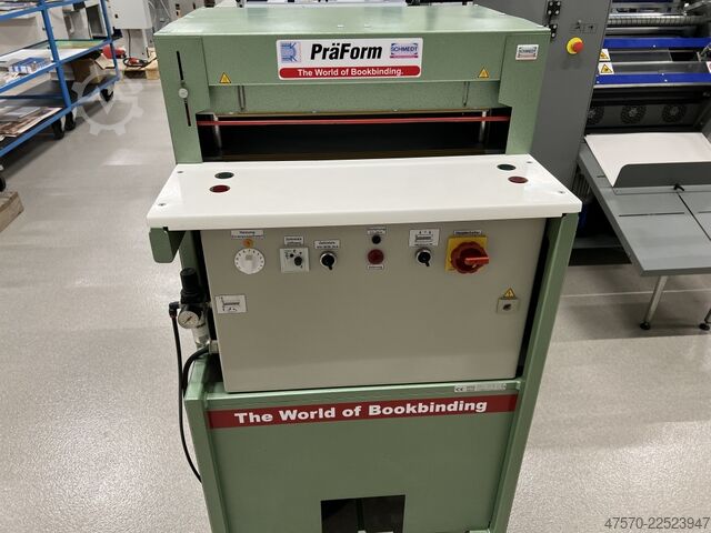 Buchbindereimaschine Schmedt PraForm HHS 2100 book press with joint forming