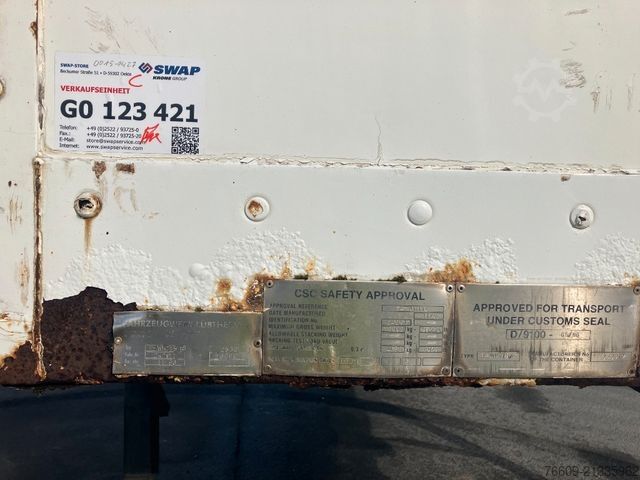 Výměnný návěs  Wechselbrücke Koffer