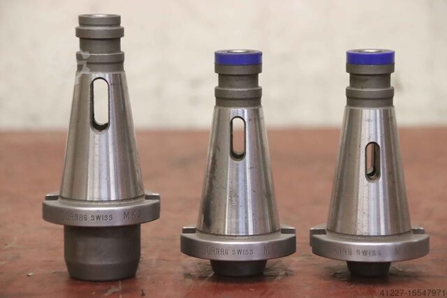 Adattatore per fresatura 3 pezzi Dornag Swiss SK40 / MK1 MK2 MK3