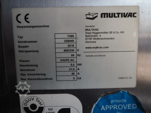 Termoselladora de bandejas MULTIVAC T300