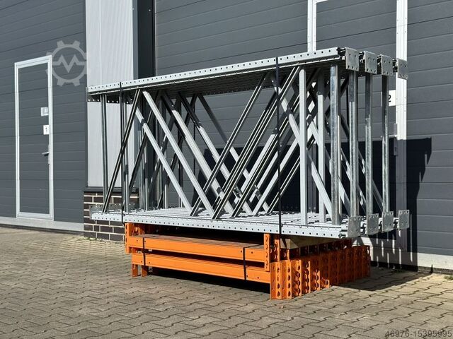 Palettenregalanlage Hochregallager Regal Stow Pal Rack NS / 7,35 lfm. / Tr.:1.350 mm / St. 2.500 x 1.100 mm