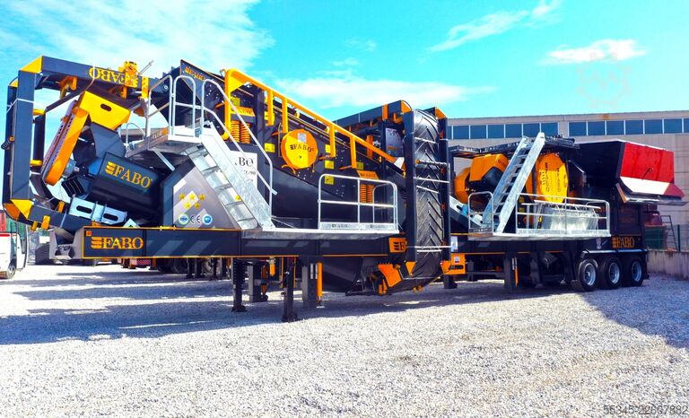 Oprema za drobljenje/mobilna drobilica FABO Crushing equipment Mobile Jaw Crusher Fullstar-110