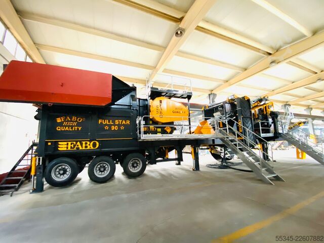 Oprema za drobljenje/mobilna drobilica FABO Crushing equipment Mobile Jaw Crusher Fullstar-110