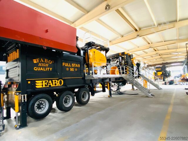 Oprema za drobljenje/mobilna drobilica FABO Crushing equipment Mobile Jaw Crusher Fullstar-110