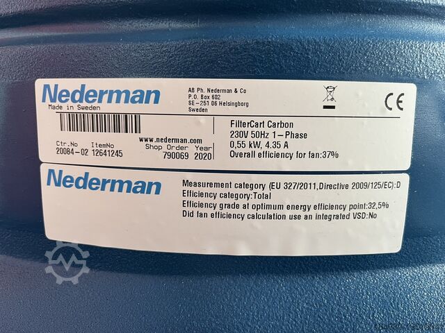 Mobil szűrő és elszívó egység Nederman FilterCart Kohle