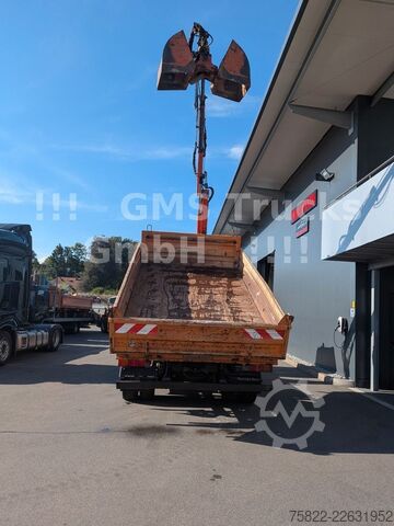 Kiper kamion MERCEDES-BENZ Atego 1218 / Kipper+Kran / load 5,2ton / E3